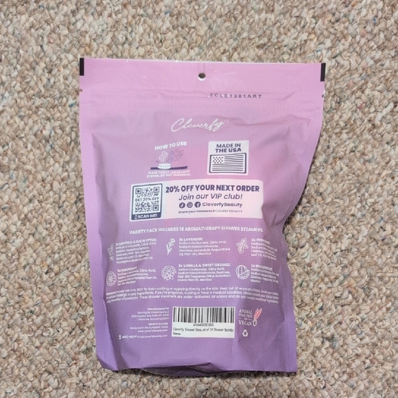 Cleverfy Bag of 18 Assorted Shower Steamers - Picture 2 of 7